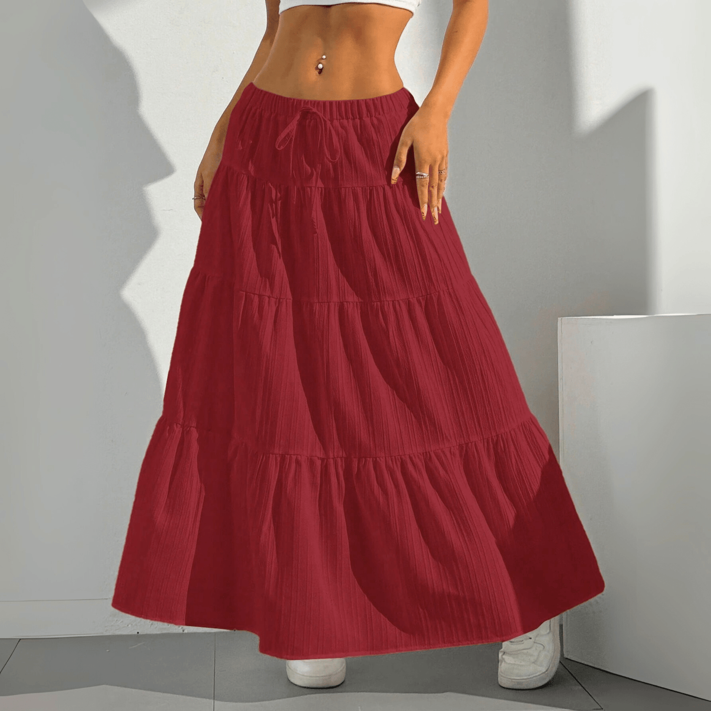 Jupe Karina Longue En Coton
