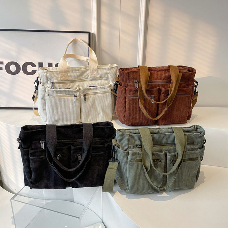 Sac En Velours Côtelé