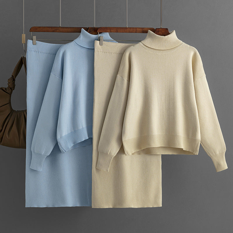 Velours – Ensemble pull & jupe
