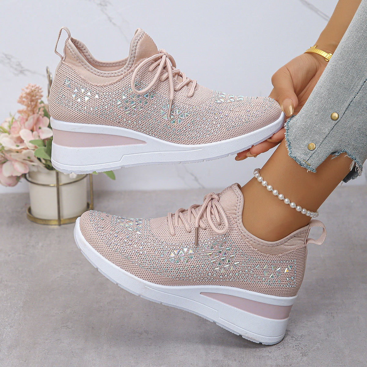 Aurélia — Baskets Compensées Femme | Confort & Style Quotidien