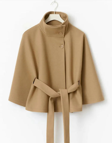 Manteau Amirah À Col Montant