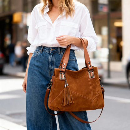 Sac À Main Tallinn En Daim