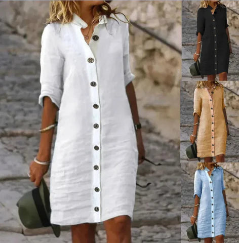 Robe Alissa Mi-longue Élégante & Décontractée