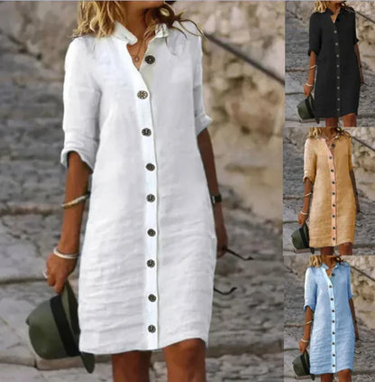 Robe Alissa Mi-longue Élégante & Décontractée