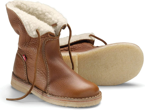 Bottes Imperméables En Cuir Polaire Avec Doublure En Laine