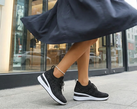 Aurélia — Baskets Compensées Femme | Confort & Style Quotidien