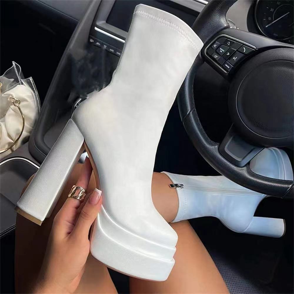 Summit Luxe™ | Bottines Femme Élégance et Confort avec Plateforme