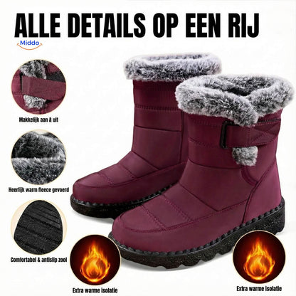 Bottines d'hiver - Doublées En Polaire, Antidérapantes & Imperméables