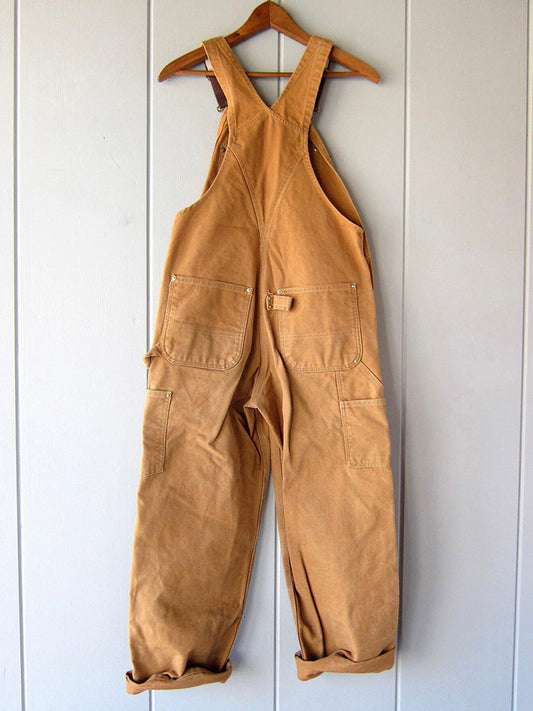 Combinaison En Toile Élégante Avec Poches