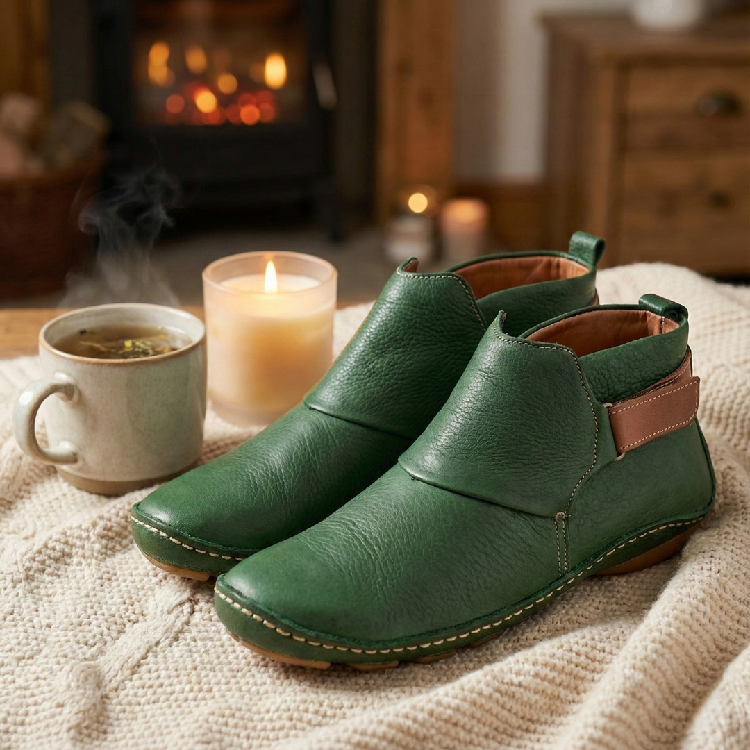 Bottines Molly Orthopédiques En Cuir