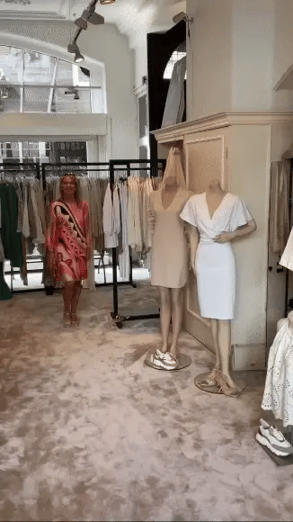 Robe Sienna Mi-Longue Imprimée
