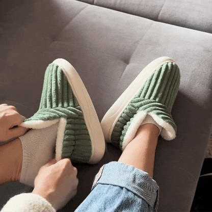 Pantoufles En Coton Chaudes & Douces