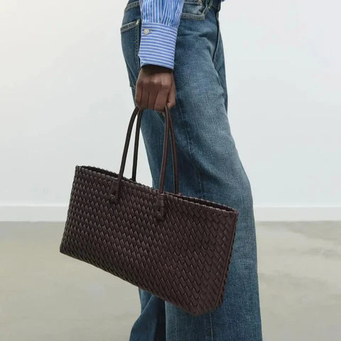 Sac À Main Danni En Cuir Tressé