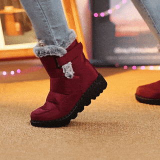 Bottines d'hiver - Doublées En Polaire, Antidérapantes & Imperméables