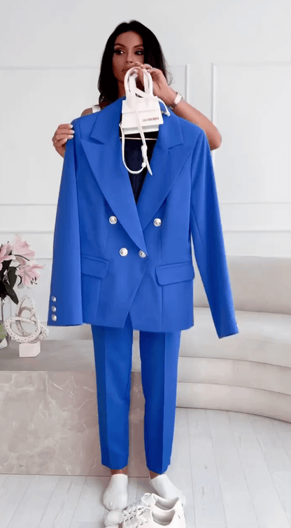 Tailleur Élégant Avec Veste & Pantalon