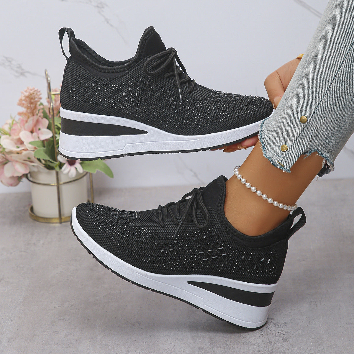 Aurélia — Baskets Compensées Femme | Confort & Style Quotidien