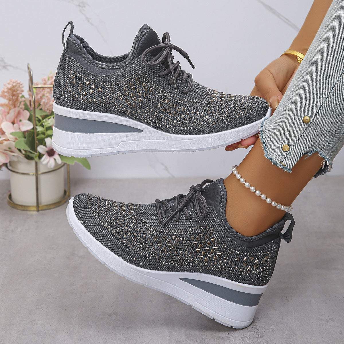 Aurélia — Baskets Compensées Femme | Confort & Style Quotidien