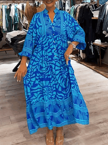 Robe Solea Imprimée À Col En V