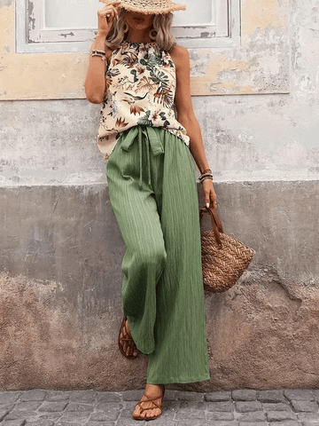 Ensemble Azzura 2 Pièces Élégant Sans Manches
