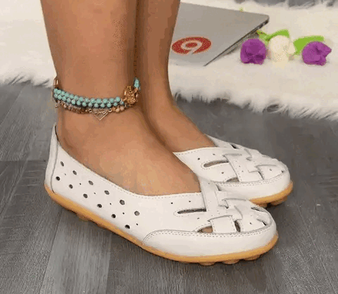 Mocassins Jaliane Orthopédiques En Cuir Respirant