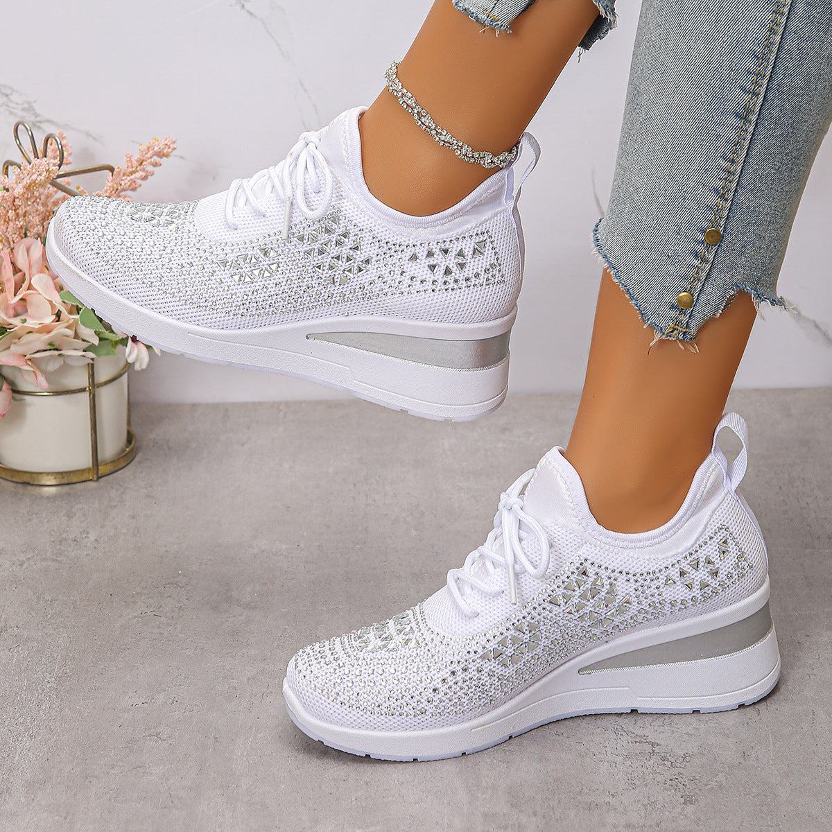 Aurélia — Baskets Compensées Femme | Confort & Style Quotidien