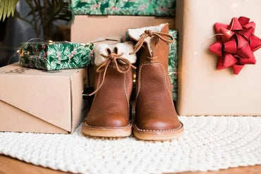 Bottes Imperméables En Cuir Polaire Avec Doublure En Laine