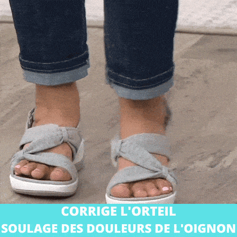 Sandales Fleuri Orthopédiques