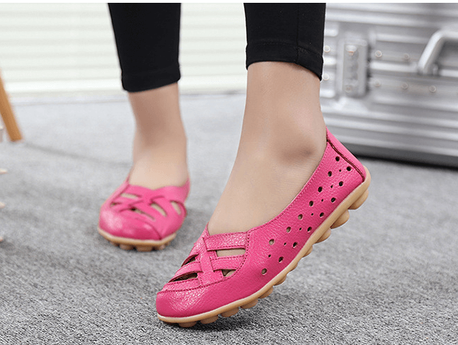 Mocassins Jaliane Orthopédiques En Cuir Respirant