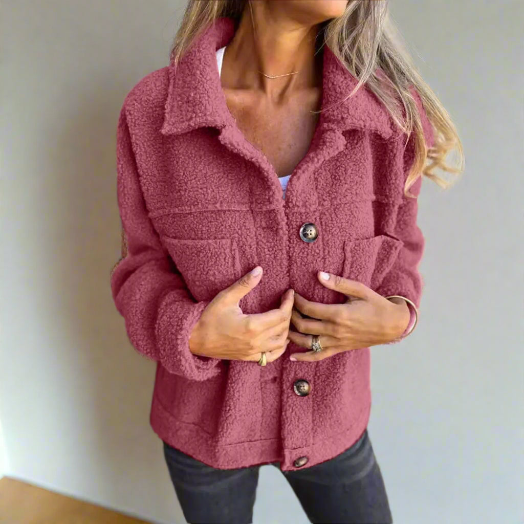 Adèle | Veste à Col à Revers pour Élégance et Chaleur