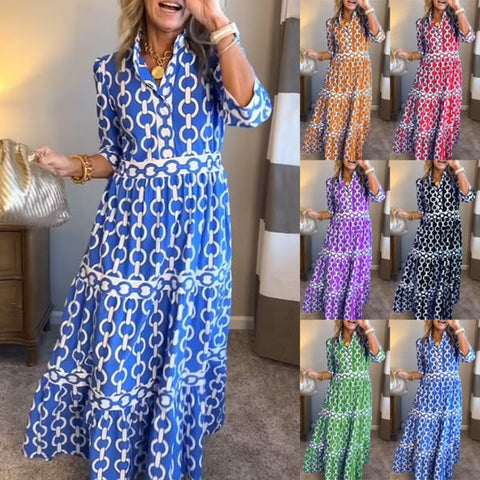 Robe Samya À Motifs De Chaînes