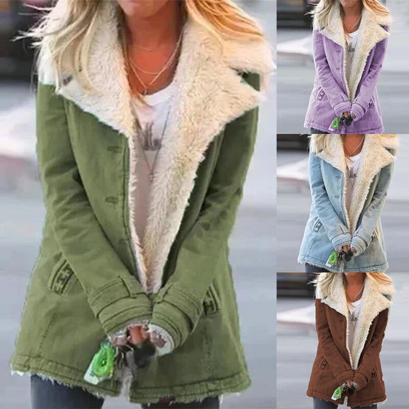 Manteau Nadine Thermique En Fourrure