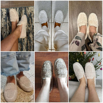 Mocassins Arielle Pelucheux Avec Semelle Antidérapante
